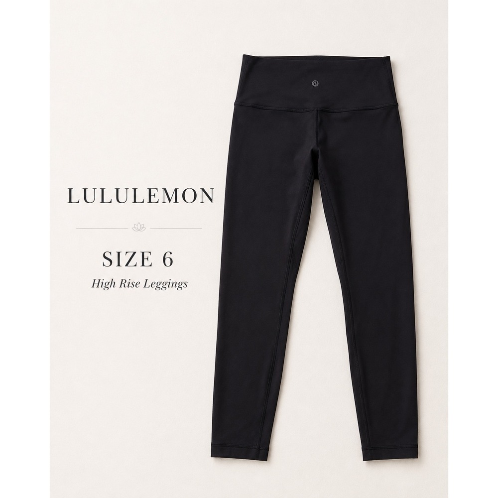 Lululemon Wunder Under High-Rise Tight 28" Black Luon